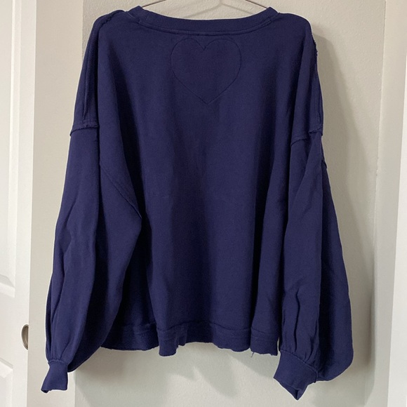 Free People Trish Balloon Sleeve Sweatshirt - Picture 8 of 10